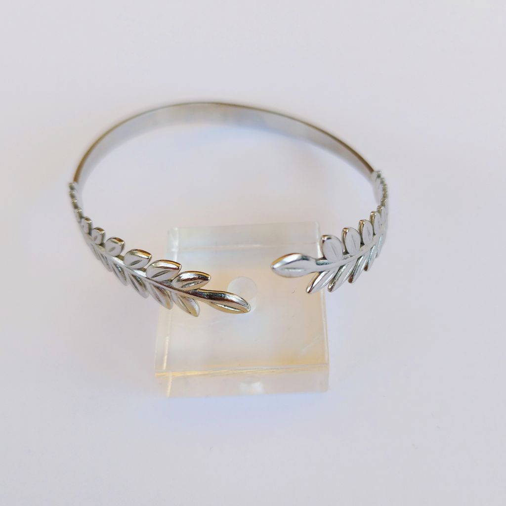 Bracelete Folha dupla