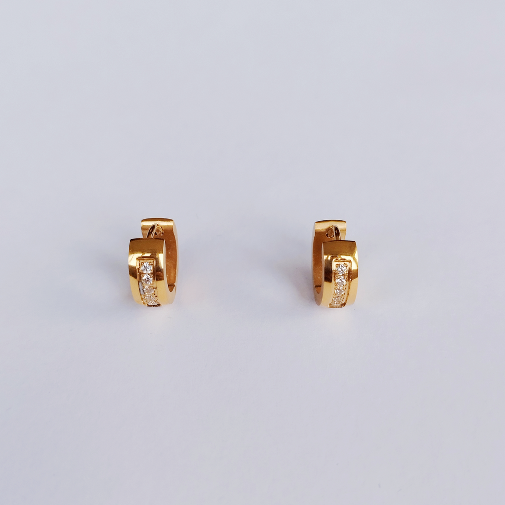 Argola Brilhante Gold